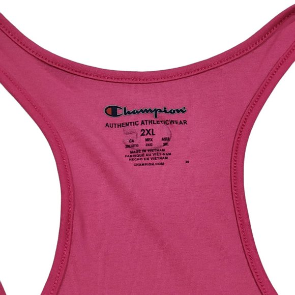 Champion Womens Scoop Neck Sleeveless Tank Top (Size US 2XL) - Picture 2 of 6